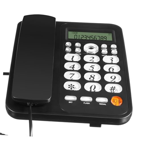 Téléphone filaire avec identification de l'appelant pour maison et bureau
