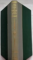 The Last Days of Shelley and Byron B000QAWLE2 Book Cover