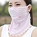 Produktbild IOIOA Gesichtsmaske für Sonne - Sommer Outdoor-Sonnenschutzmasken Großflächige UV-Schutzmaske für den Hals. Atmungsaktive Sonnenschutzmaske,E,3PCS