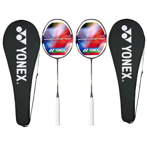 2X Yonex 2nd Gen Nanoflare 700 Play (Mid Night Purple) Badminton Racket - Pre Strung