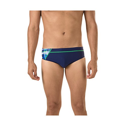 Speedo Mens Powerflex Eco Laser Sticks Brief