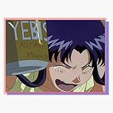 Misato Neon Genesis Evangelion Sticker Vinyl Waterproof Sticker Decal Car Laptop Wall Window Bumper Sticker 5'
