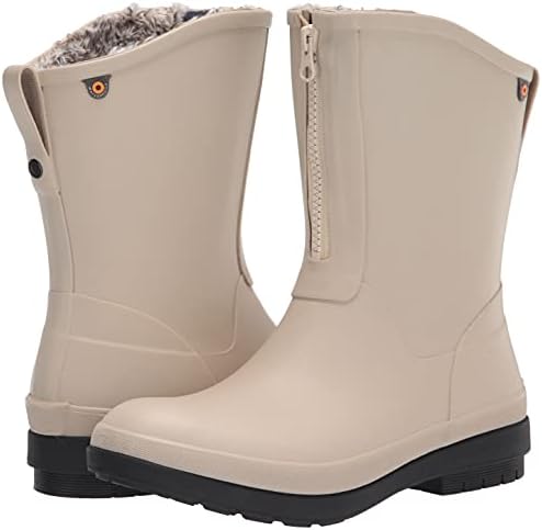 Bogs Women's Amanda II Zip Snow Boot, Sandstone, 6 | Image 6