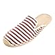 Kentti Herren Classic Stripe Canvas Flache Espadrilles Pantoletten Rot 40 EU