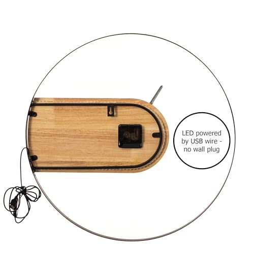 Horloge murale LED grand format pour optimiser la visibilité de l'heure dans votre bureau - 5