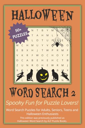 Halloween Word Search 2: Word Search with Easy-to-Read Print about
