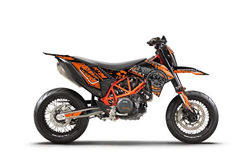ARider Dekor für KTM 690 SMC-R 2019-2021 Smiley Edition (Orange)