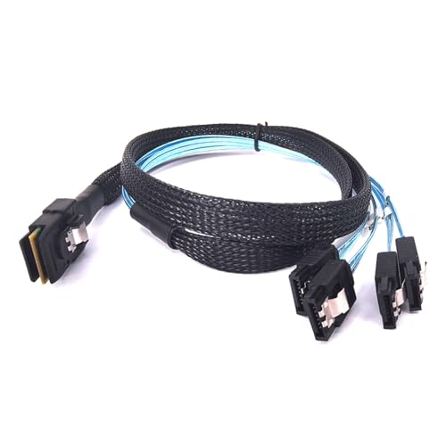 Cable M1ni S/AS SFF-8087 a 4 SATA 12Gbps para servidor miniatura 2