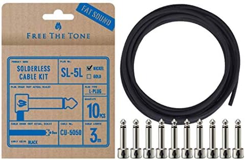Amazon.co.jp: Free The Tone SL-4L-NI-10K ソルダーレスケーブル 