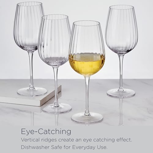 Mikasa-Optic-Set-of-4-White-Wine-Glasses-15-Ounce Mikasa Optic Set of 4 White Wine Glasses 15 Ounce
