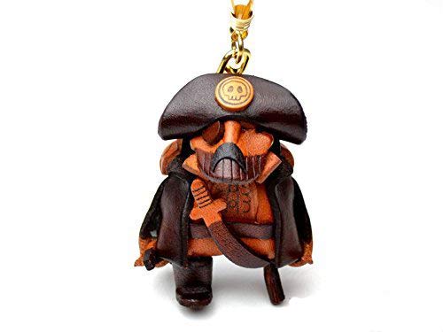 Pirates Leather Western KH Keychain VANCA CRAFT-Collectible keyring Made in Japan
