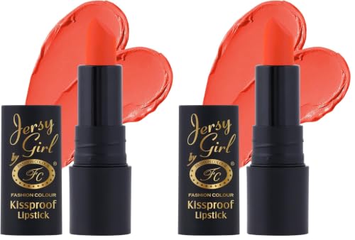 Image of JERSEY GIRL BY FASHION COLOUR Kissproof Matte Lipstick| Lightweight & Longlasting | Matte Finish | Stay up to 12hrs | Available In Fab Shades | Highly Pigmented |Intense Colour, Moisturised Lips, Color Sensational Creamy Matte |(Deep red)