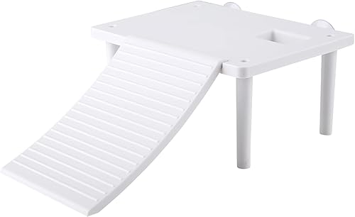Miniatura 2 de Fydun Plataforma flotante de tortuga reptiles con escalera de escalada TerumOrnnt Plies de repuesto