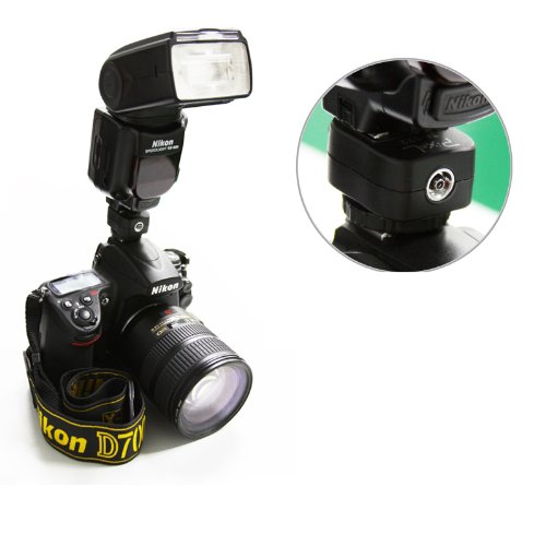 Pixel Tf-322 Flash Hot Shoe Sync Adapter With Extra Pc Sync Port Dedicated For Nikon Dslr & Flashgun #TOP5