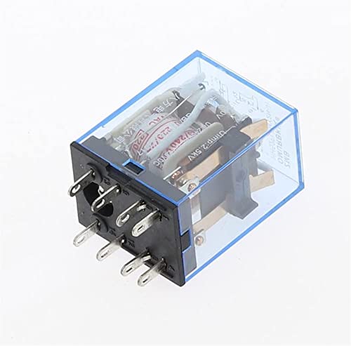 Relé micro interruptor MY2P DC 110V con zócalo LED para eliminar arcos eléctricos en paneles 6