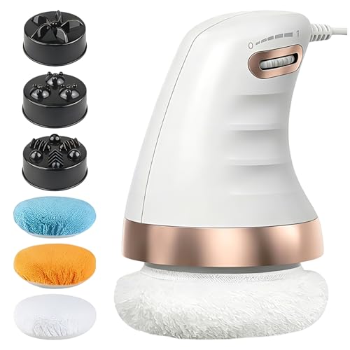 KINGSH Body Sculpting Machine - Professional Handheld Cellulite Lymphatic Drainage Massager with 3 Massage Heads 3 Washable Covers Suitable for Abdomen Waist Arms Legs and Buttocks Body Massager