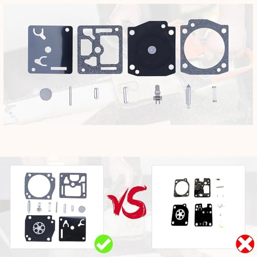 Kit de diafragma de reparación de carburador LQYXGS RB-122 para motosierra 340 350 3