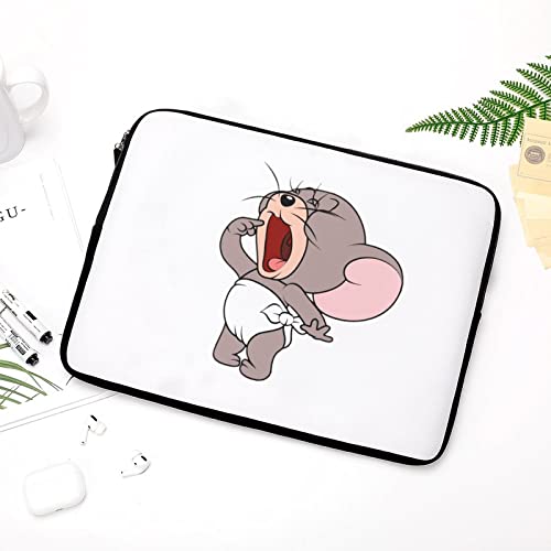 トムとジェリー『10-17インチ対応』 パソコンケース 360°保護 ノートパソコン タブレット ポリエステル Blosun Pcケース キャラクター かわいい 軽量 防水 耐衝撃 男女兼用 おしゃれ