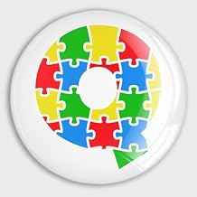 Fridge Magnets Autism Awareness Fridge Sticker - Letter Magnets Decoration, Door Glass Magnets for Refrigerator for Refrigerator, Home and Party 1 PCS