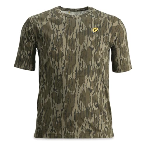 SCENTBLOCKER Scent Blocker Fused Cotton Lightweight Short-Sleeve Camo Hunting Shirt for Men