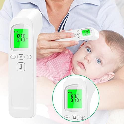 Non-Contact Infrared Electronic Thermometer Digital Thermometer Accurate and Fast Measurement of Temperature Gun for Children Adult Home Health Care
