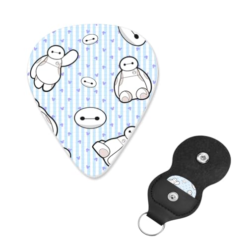 ギターピック 6枚セット ベイマックス guitar pick ギターぴっく フィンガーピック 指サムピックセット プレクトラム エレキギターピック き練習用 携帯便利 ティアドロップ型 フィンガー保護 耐久性 初心者 音楽愛好家