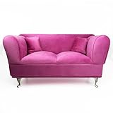 LydeLog Jewelry Box，Sofa Cushions for Dollhouse Living Room or Bedroom Decor, 12inch Dolls Accessories, Furniture for Blythe-Doll, Gift for Girls and Women Jewelry Box (Rectangular Sofa)