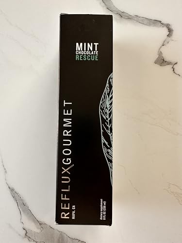 REFLUX GOURMET Mint Chocolate Rescue – Alginate Complex – Digestive Support Formula, Made with Natural Ingredients – 8 Fl. Oz