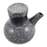 COLLBATH Dispensador de Japonés para Salsa de Soja y Aceite Jarra de Vinagre con Tapa Hermética Capacidad para Cocina Diseño Elegante y Funcional para Tradicionales