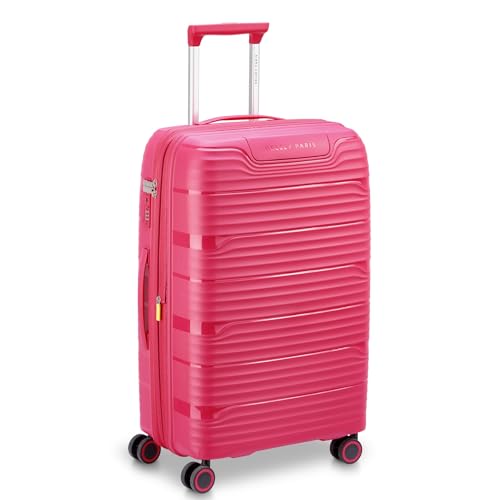 DELSEY Paris Dune Hardside Expandable Luggage with Spinner Wheels, Viva Magenta, Checked-Medium 25 Inch2
