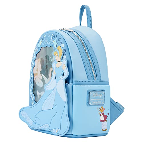 Loungefly Disney Cinderella Lenticular Princess Series Womens Double Strap Shoulder Bag Purse3