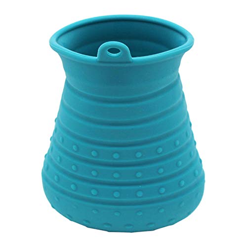 Preisvergleich Produktbild HUAIHUA Hundepfotenreiniger Haustierreinigungsbürstenbecher Hundefußreiniger Silikonpfotenwaschanlage Haustierzubehör Für Hunde-Blau_EIN