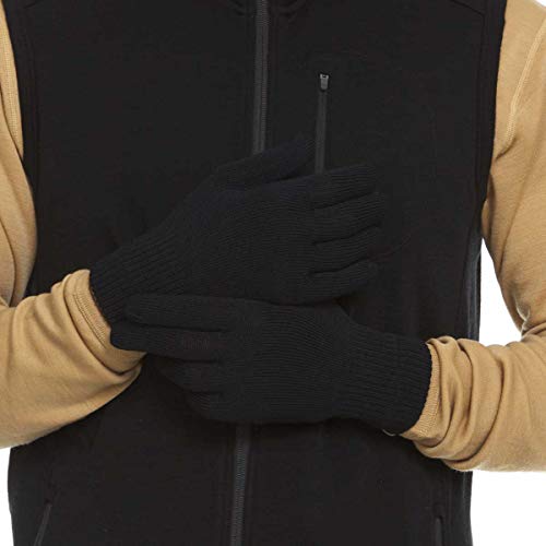 Minus33 Merino Wool Glove Liner - Warm Base Layer - Ski Liner Glove - 3 Season Wear - Multiple Colors And Sizes - Black - X-Large #TOP3
