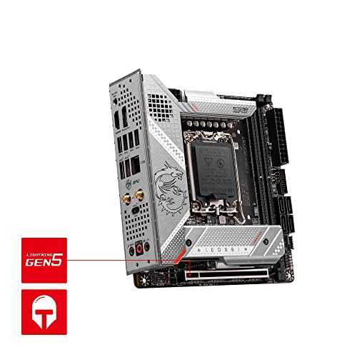 MPG Z790I EDGE WIFI, Mini-ITX, Supporta Processori Intel Core di 12a e 13a Generazione, LGA 1700 - 105A SPS VRM, DDR5 Memory Boost 8000+MHz/OC, PCIe 5.0 x16, 2 x M.2 Gen4, Wi-Fi 6E - Scheda madre - Immagine 4