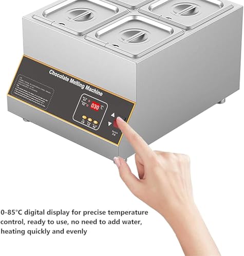 Máquina Comercial para Derretir Chocolate 4Grid miniatura 5