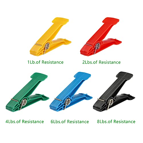 Graded Pinch Pin Exerciser,Finger Exerciser & Hand Therapy Equipment for Recovery from Injuries & Surgery,Rehab Pinch Clips for Conditioning,Grip Strength Trainer,Variety Pack of 5 - Image 3