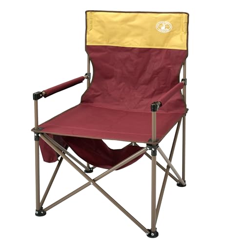 キャプテンスタッグ(CAPTAIN STAG) アウトドアチェア スリムディレクターチェア 棚モック付 収納袋付き ビバレー UC-1921
