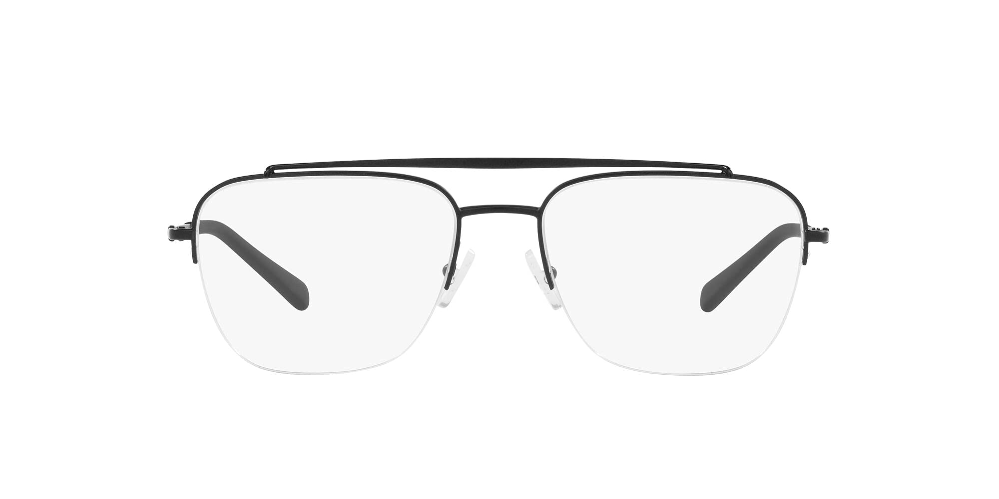 Armani ExchangeA|X Men's Ax1049 Rectangular Prescription Eyewear Frames, Matte Black/Demo Lens, 55 mm