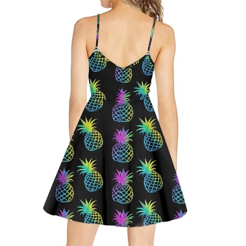 Image of Coloranimal Women's Summer Sleeveless Casual Swing Dresses with Loose Fit Beach Sundress