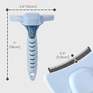 Laifug Dog Cat Bunny Pet Grooming Shedding Brush - Pet Massaging Tool to Remove Loose Undercoat, Pet Dematting Comb Suitable for Short Medium and Long Pet Hair Laifug Dog Cat Bunny Pet Grooming Shedding Brush – Pet Massaging Tool to Remove Loose Undercoat, Pet Dematting Comb Suitable for Short Medium and Long Pet Hair