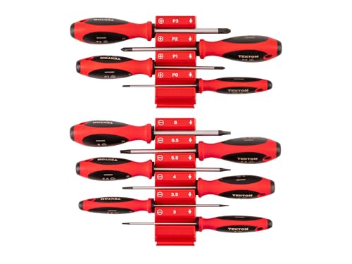 Image of TEKTON Phillips and Slotted Screwdriver Set, 10-Piece | DWZ90116