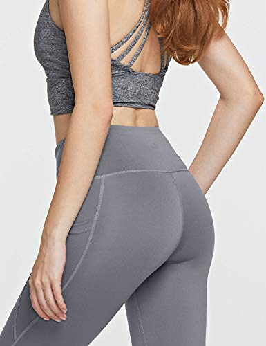 TSLA Calça flare feminina Bootcut Pequena cintura alta controle de barriga casual ioga ativo com bol