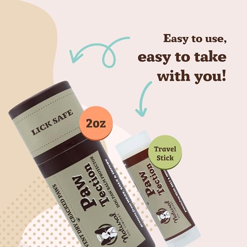 Natural Dog Company PawTection Balm for Dogs, Dog Paw Protector, Moisturizing Dog Paw Balm for Dry, Cracked Pad, Protects Paw from Extreme Weather, Paw Lotion for Allergies & Itching (0.15 oz Stick) - Image 6