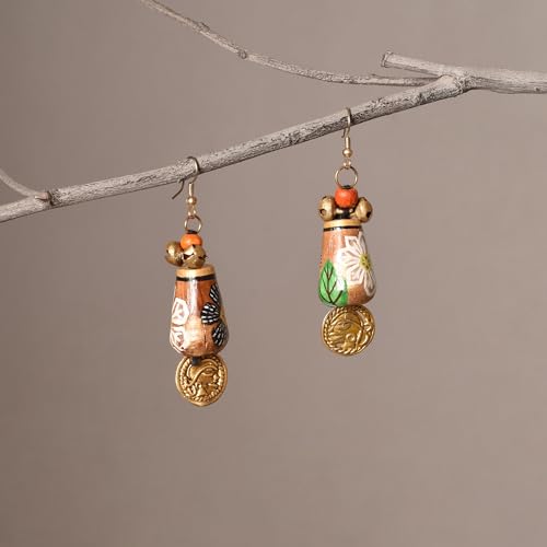 Image of Handcrafted Bohemian & Ethnic Earrings Collection for Women - Artistic, Nature-Inspired Statement Designs in Studs, Drops & Chandeliers