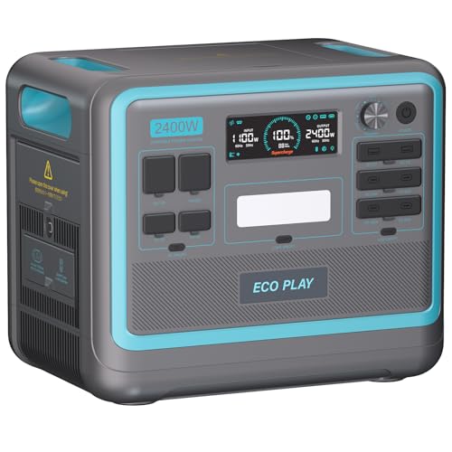 【新品】3300W 3840Wh ポータブル電源 大容量 ECOPLAY EP3600PRO リン酸鉄 防災グッズ 11,520Wh容量追加可能 急速充電 1.8時間フル充電 15年長寿命 太陽光発電 アウトドア 車中泊 UPS機能 家庭用蓄電池 純正弦波 アプリ対応 Amazon.co.jp: 「Eco Play 3600 Pro 」ポータブル電源 リン酸鉄