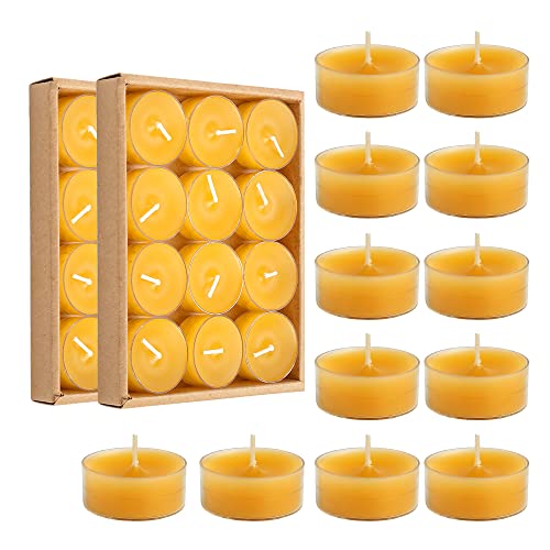 Velas De Cera De Abeja Velas De Té De Cera De Abeja Cruda 100 Pura Velas Org Nicas Hechas A Mano Juego De A 445795