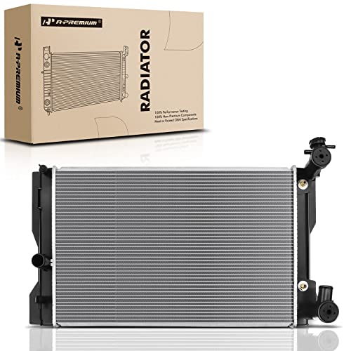 A-Premium Engine Coolant Radiator with Transmission Oil Cooler Compatible with Toyota Matrix 2009...