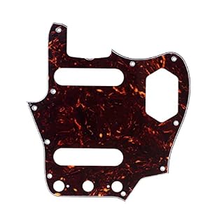 Musiclily Pro 10 Trous 65 60s Pickguard Vintage Plaque de Protection pour Fender américain Jaguar, 4plis Écaille de… - Les Beatles, Paul McCartney, John Lennon, RIngo Starr, George Harrison