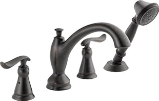 Delta T4794-RB Linden Roman Tub with Handshower Trim, Venetian Bronze