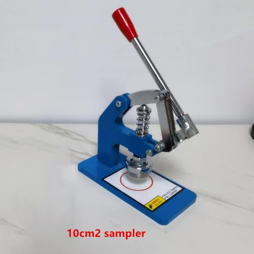 Manual Embossing Die Cutter for Banners, Tarpaulins, and Advertising Cloths - Cuts 0-10mm Thickness with 35.7mm Blade